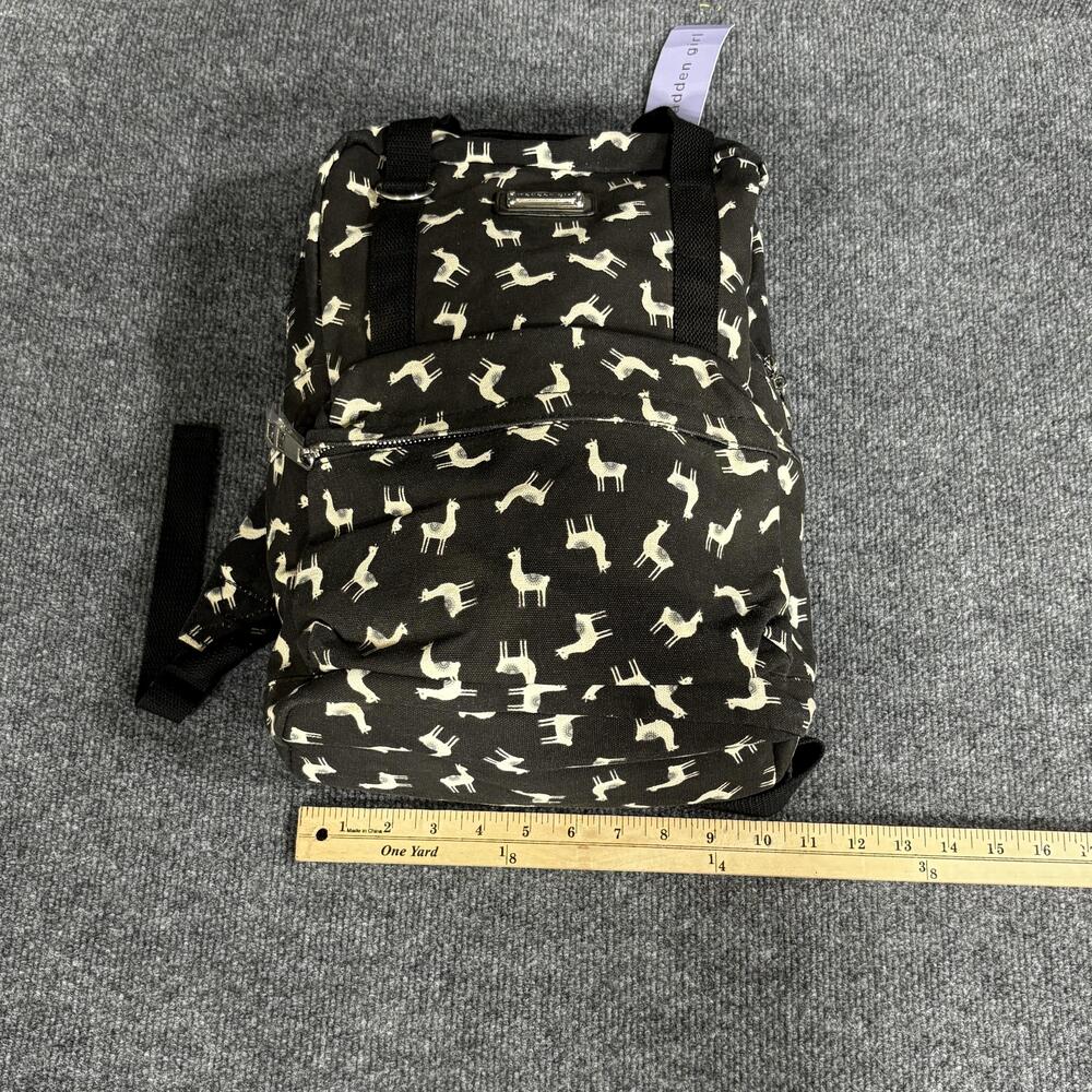Madden Girl Backpack Womens Llama Print Casual School Bookbag MG-4572 - Picture 10 of 14